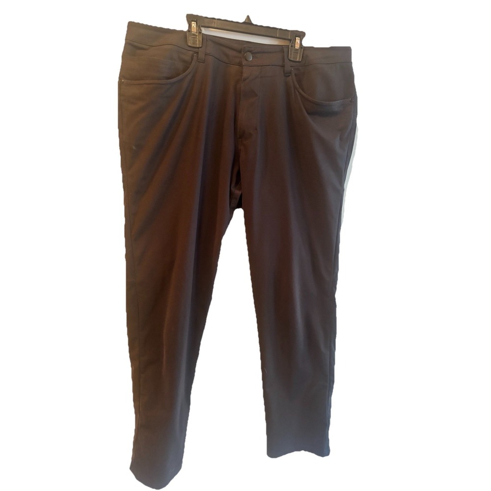 Lululemon Men's 36x29 ABC Classic Fit Pants Gray‎ Performance Golf Travel